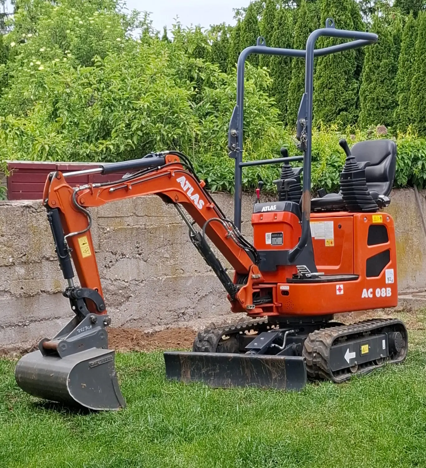 Minibagger von Maschinenverleih Gebhard